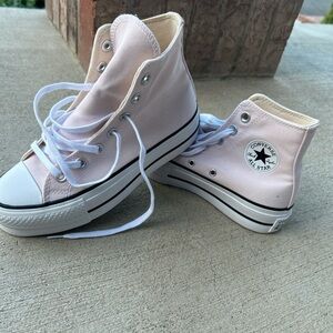Pink size 5 converse
